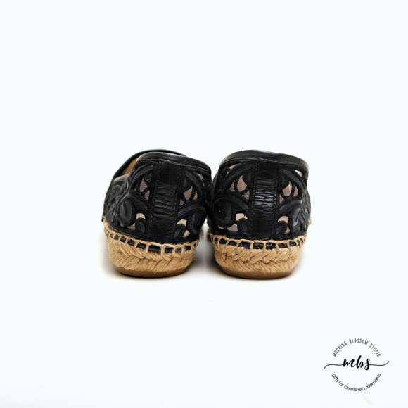 Tory Burch Lucia Lace Espadrille Flats - Picture 7 of 14